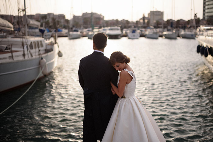 Fotografía de boda al aire libre en Melilla