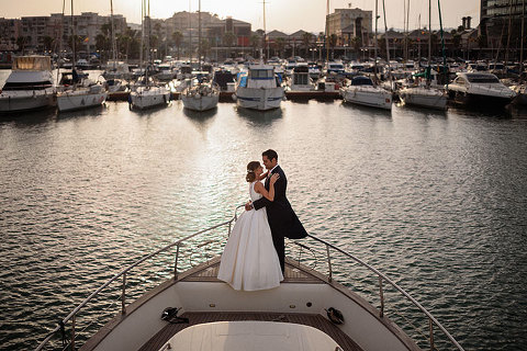 Fotografía de boda al aire libre en Melilla
